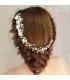 HA060 - White Floral Hair pin